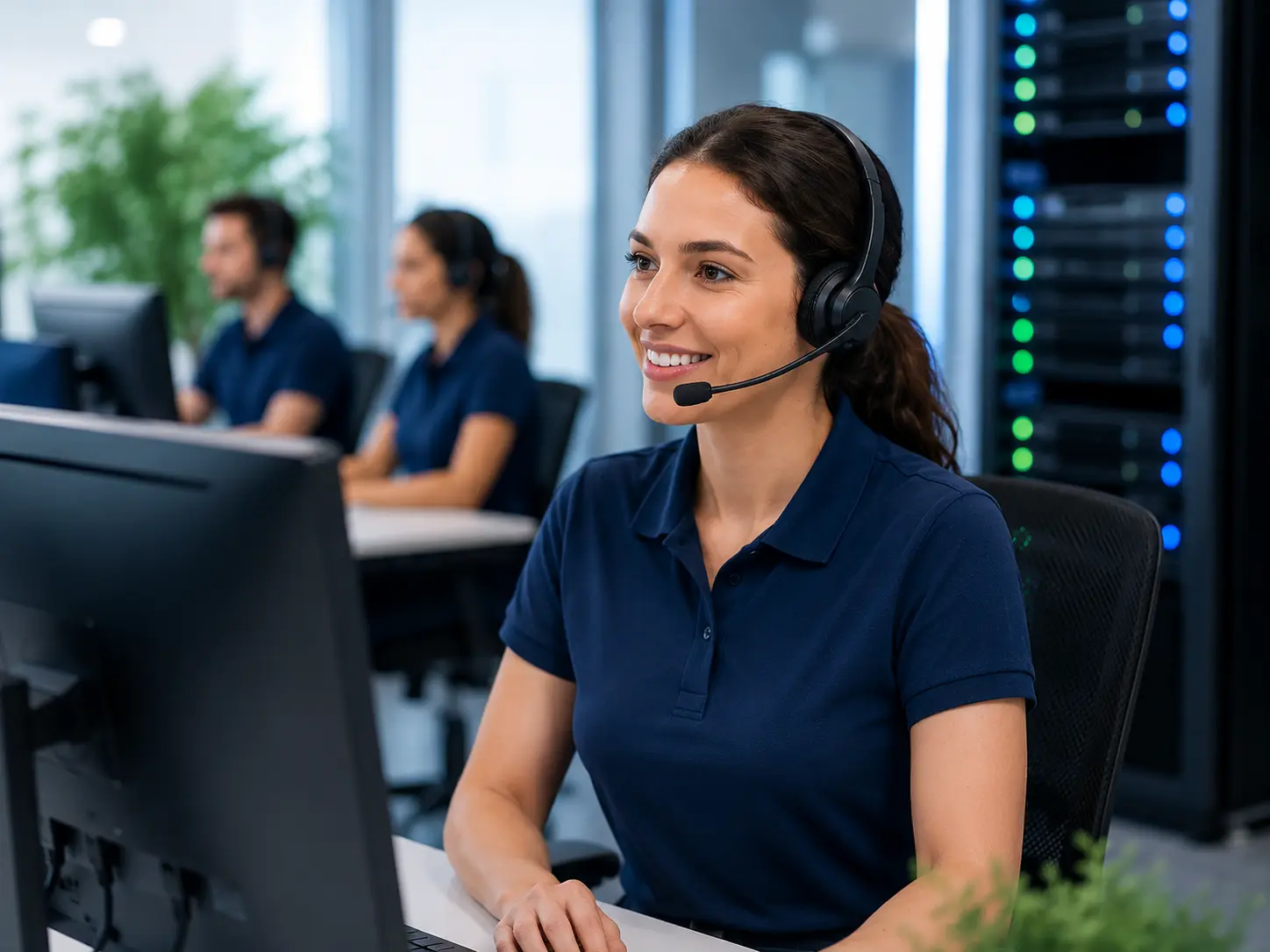 iHoster Tier-3 technical support team providing 24/7 hosting assistance